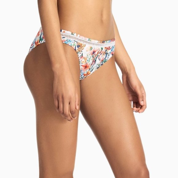 LUCKY BRAND Women's Floral Print Bikini Bottom Size S - Picture 1 of 4
